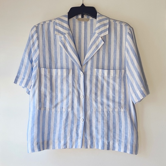 Everlane The Notch Shirt in Linen - Picture 1 of 5